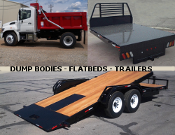 Dump Beds and flat beds